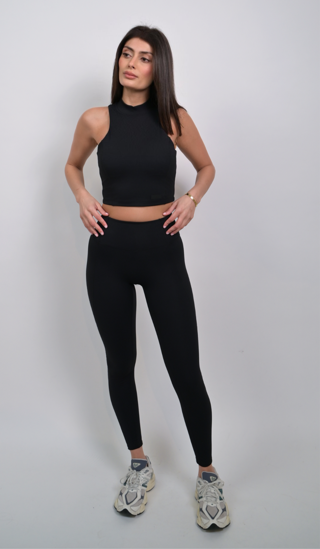 Ella Smooth Leggings - Black