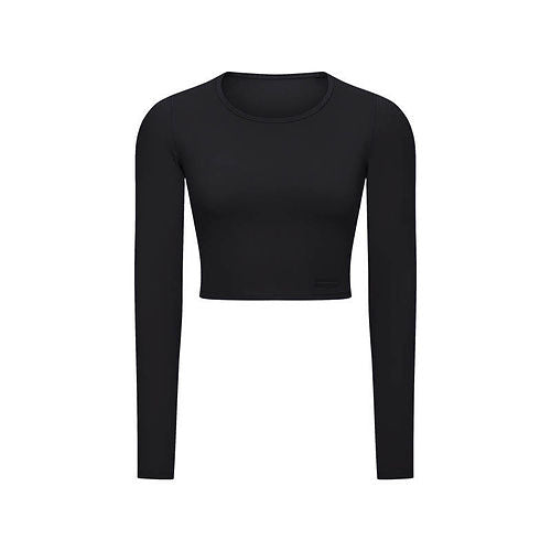 Christie Active Long Sleeve Smooth Midi - Black