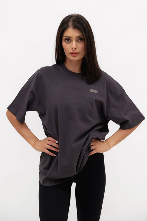 The Gabriel Oversized Tee - Dark Grey